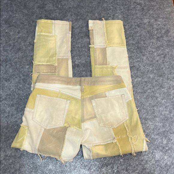 Isabel Marant Yellow Patchwork Pants - Picture 2 of 5